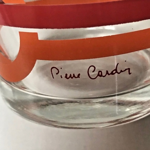 Pierre Cardin Vintage Signature Low Ball Glasses - Picture 2 of 8